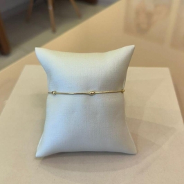 PULSEIRA RABO DE RATO COM BOLINHAS OVAIS