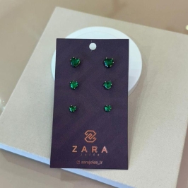 TRIO CORAÇÃO VERDE ESMERALDA