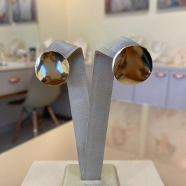 BRINCO BOTÃO ORGÂNICO LISO