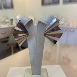 BRINCO LEQUE BANHO DIAMANTE