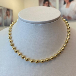 CHOKER BOLINHAS E CANUTILHOS