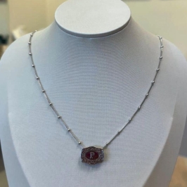 CORRENTE VENEZIANA COM BOLINHAS COM FIVELA INICIAL P