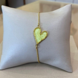 PULSEIRA CORAÇÃO ORGÂNICO AMARELO ICED