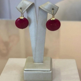 BRINCO GANCHO BALA MARSALA 20MM