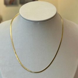 CHOKER FITA LAMINADA 2MM