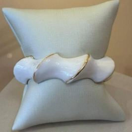 BRACELETE RESINADO BRANCO