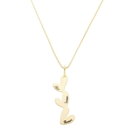 COLAR 3 CORAÇÕES COM ATÉ 3 GRAVAÇÕES