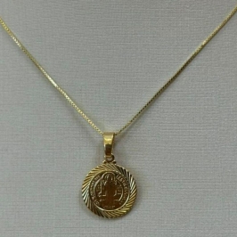 PINGENTE MEDALHA SÃO BENTO FRISOS