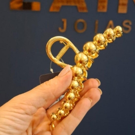 PIRANHA METAL DOURADA ESFERAS