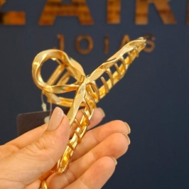 PIRANHA METAL DOURADA ORGÂNICA