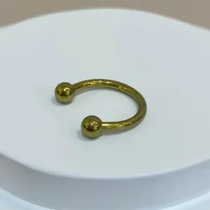 PIERCING FERRADURA TITÂNIO ANODIZADO