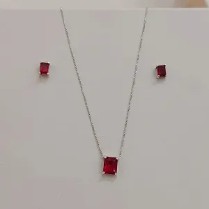 CONJUNTO PRATA RETÂNGULO