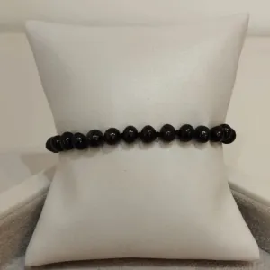 PULSEIRA DE ÂMBAR REGULÁVEL BARROCO CHERRY POLIDO 21CM