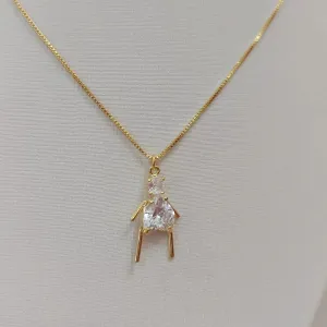 PINGENTE FILHA PALITO CRISTAL