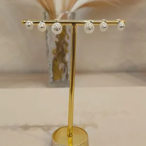 TRIO PRATA MEIA BOLA VAZADA