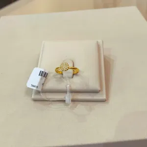 ANEL SOLITÁRIO CRAVEJADO TAMANHO 15