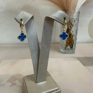 ARGOLA CLICK TREVO VAN CLEEF AZUL