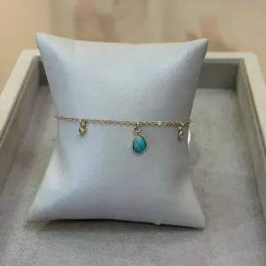 PULSEIRA GOTA TURQUESA