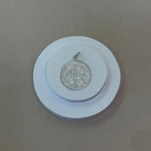 PINGENTE PRATA MEDALHA SÃO BENTO G