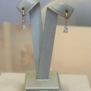 ARGOLA GOTA ZIRCÔNIA CRISTAL