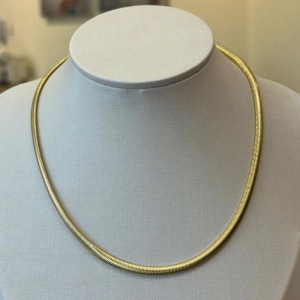 CHOKER FIO ALEMÃO CHATO 4MM