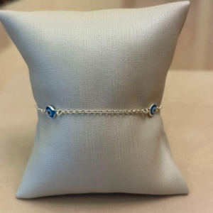 PULSEIRA PRATA OLHO GREGO