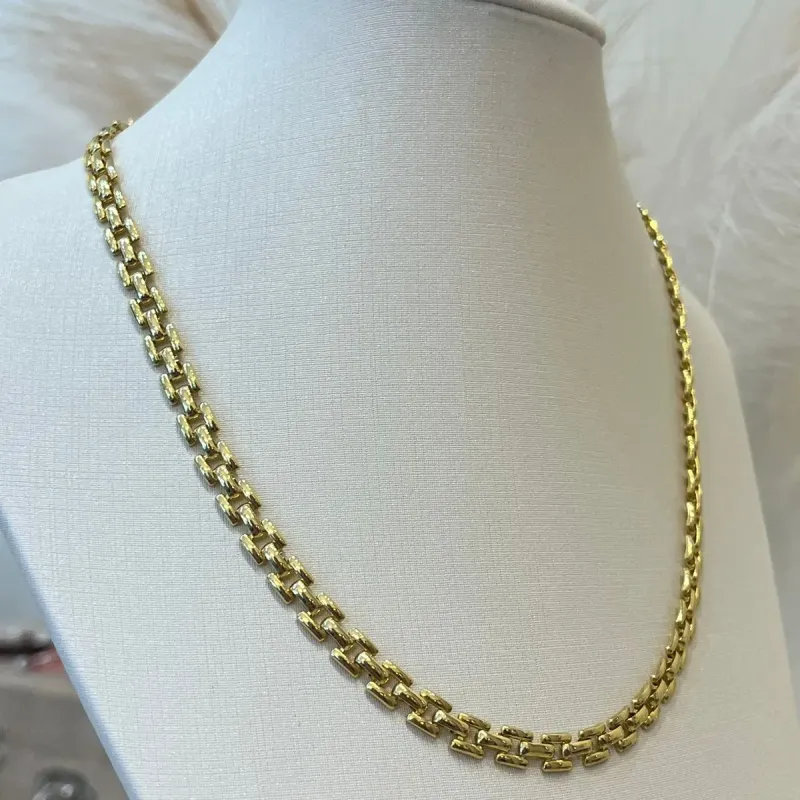 CHOKER MALHA RELOGIO