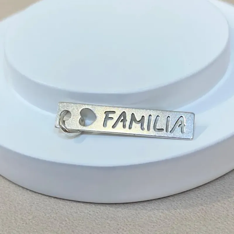 PINGENTE PRATA FAMÍLIA