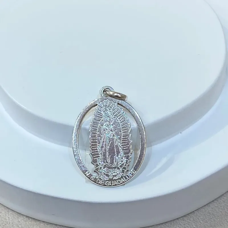PINGENTE PRATA NOSSA SENHORA GUADALUPE