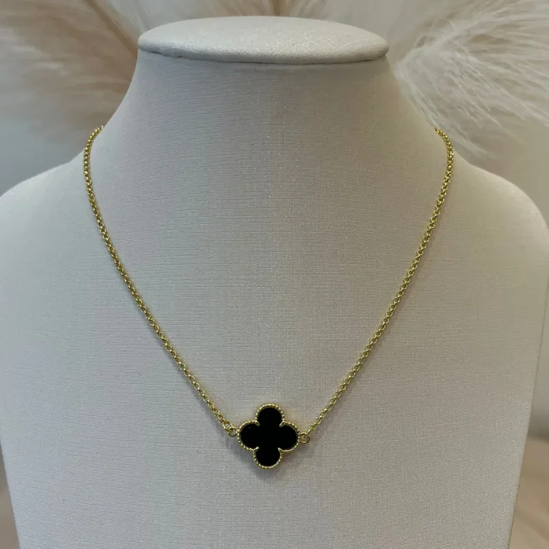 CHOKER 1 TREVO PRETO