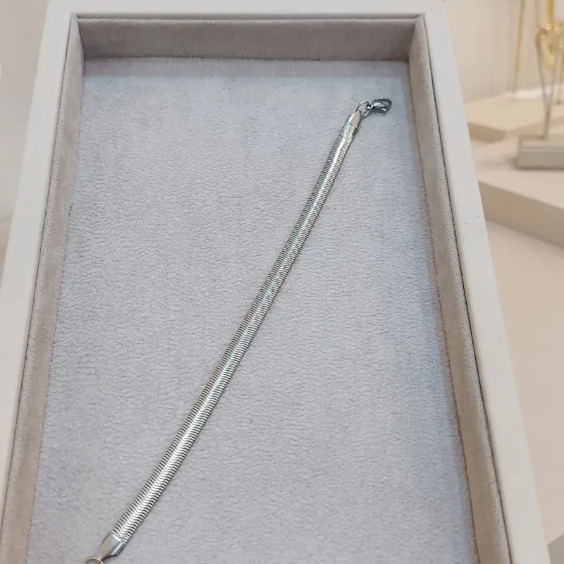 PULSEIRA AÇO MALHA GROSSA