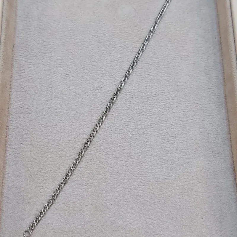 PULSEIRA AÇO MASCULINA FINA