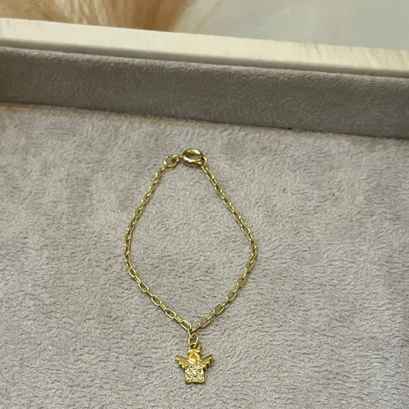 PULSEIRA INFANTIL C/ ANJO DA GUARDA