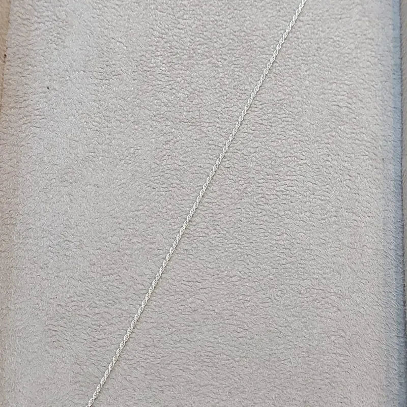 PULSEIRA PRATA CORDÃO BAIANO FINA