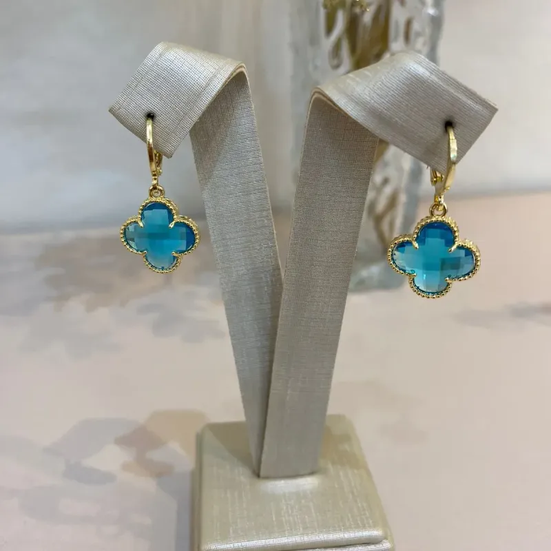 ARGOLA TREVO AZUL