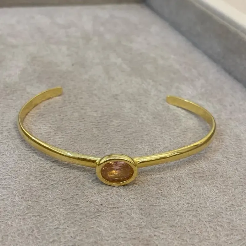 BRACELETE UMA ZIRCONIA ROSA
