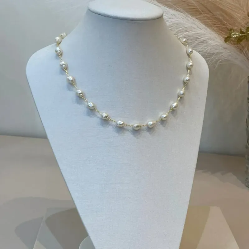 CHOKER PÉROLA BARROCA