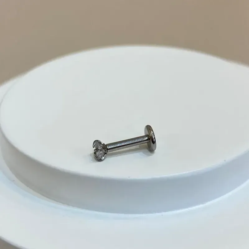 PIERCING HASTE 6MM ROSCA FRONTAL AÇO