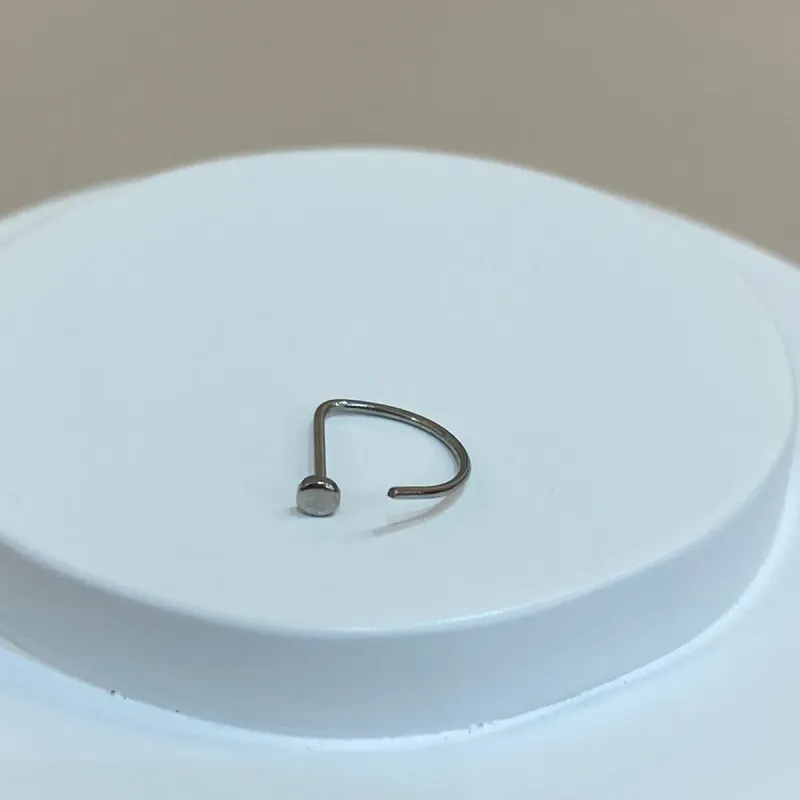 PIERCING NARIZ D-RING AÇO