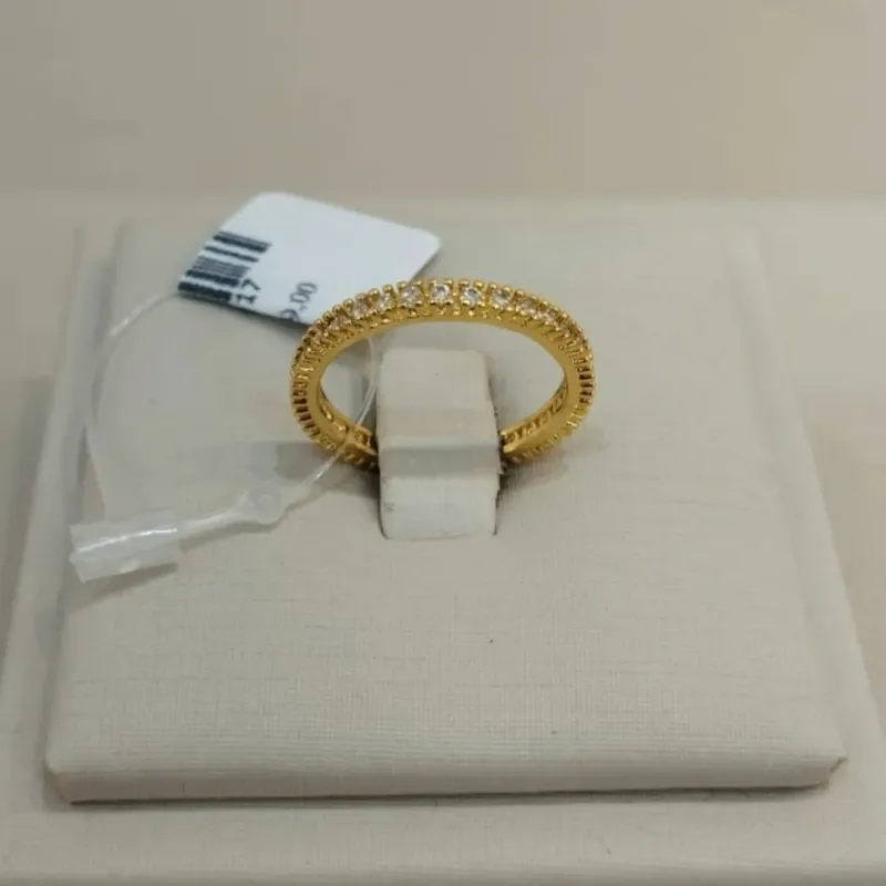 ANEL APARADOR ZIRCONIAS INTEIRIÇO