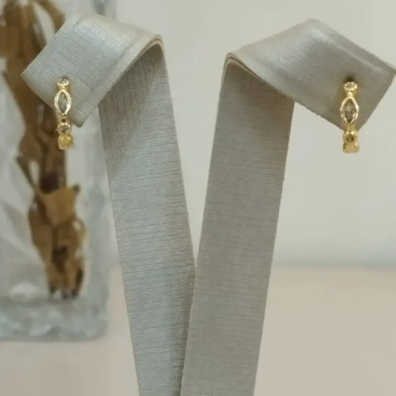 ARGOLA GOTA E ZIRCÔNIAS P