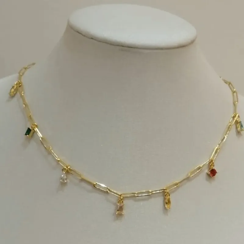 CHOKER CARTIER COM ZIRCONIAS MULTIFORMES