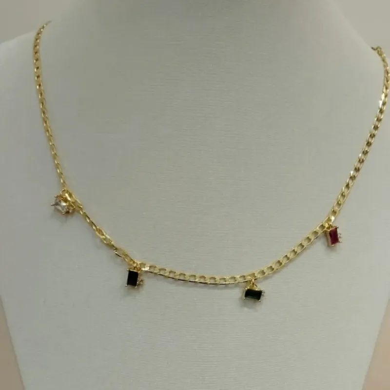 CHOKER GRUMET COLORS TROPICAL