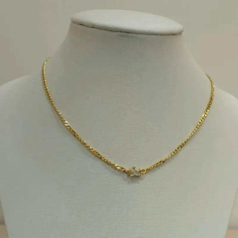 CHOKER GRUMET CRISTAL TROPICAL