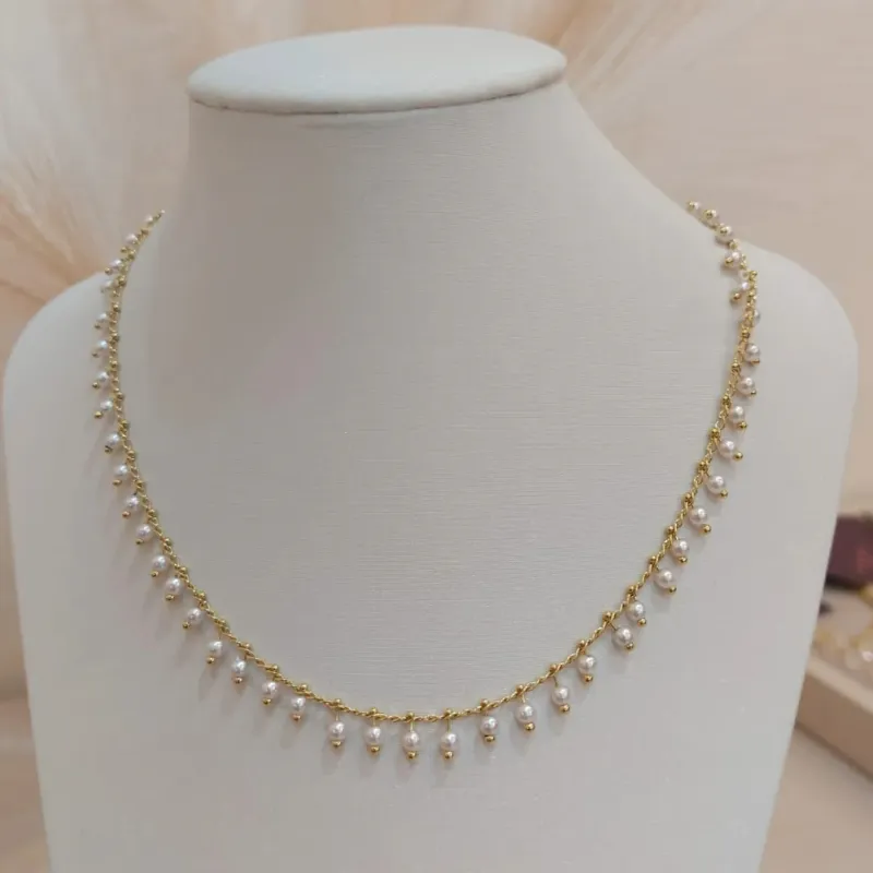 CHOKER PÉROLAS