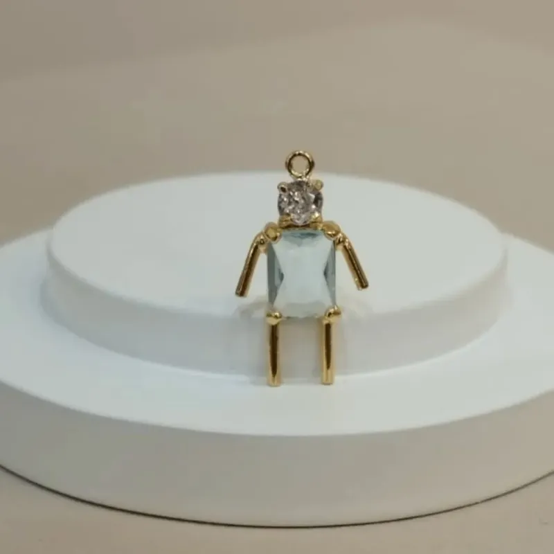 PINGENTE FILHO PALITO AZUL BEBÊ