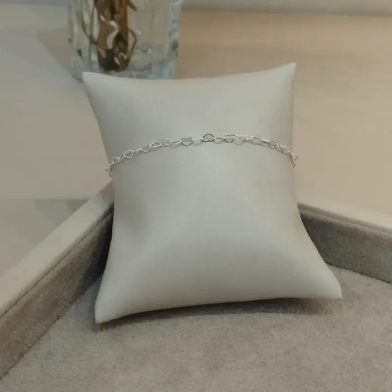 PULSEIRA PRATA ELO CORAÇÃO