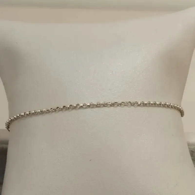 PULSEIRA PRATA MASCULINA FINA