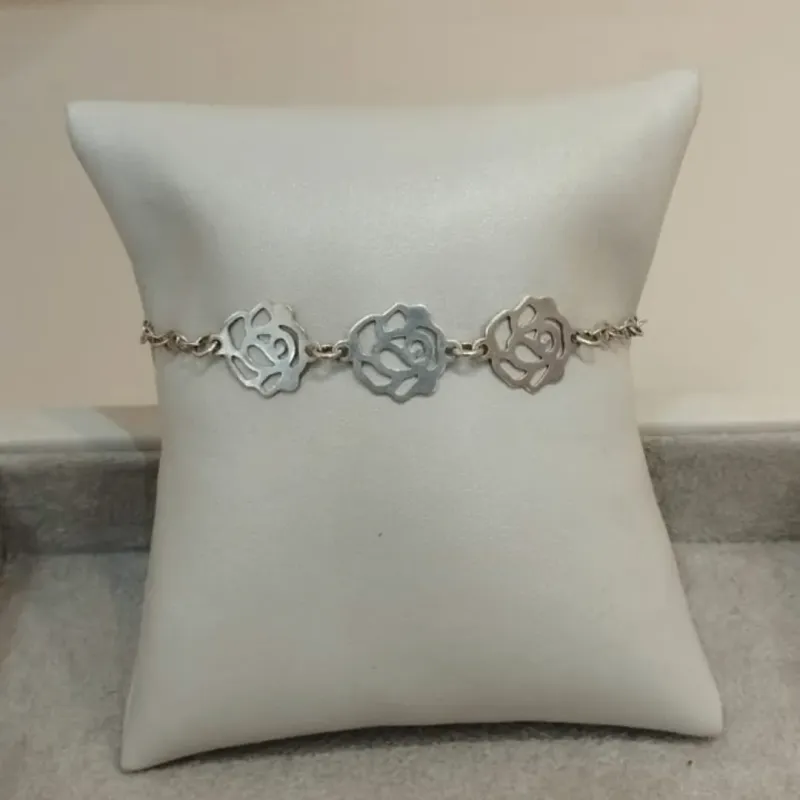 PULSEIRA PRATA ROSAS