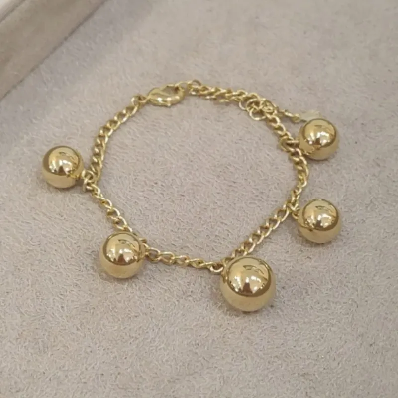 PULSEIRA GRUMET C/ 5 ESFERAS